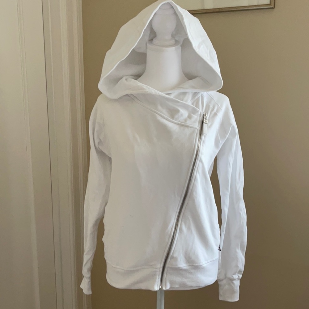 Sweaty Betty White tennis zip up hoodie Size M 🎾